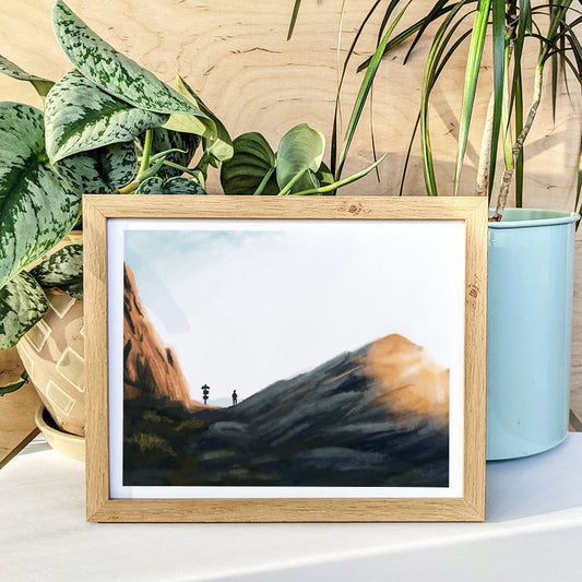 White Mountain Summer Traverse, New Hampshire Print