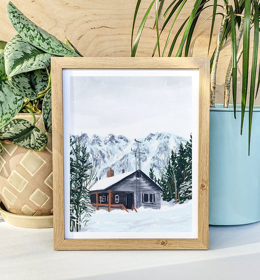 Hermit Lake Shelter, New Hampshire Print