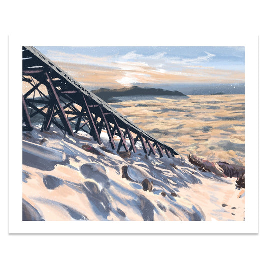 Cog Railway, New Hampshire Print