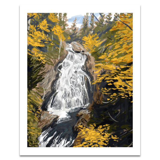 Crystal Cascade, New Hampshire Print