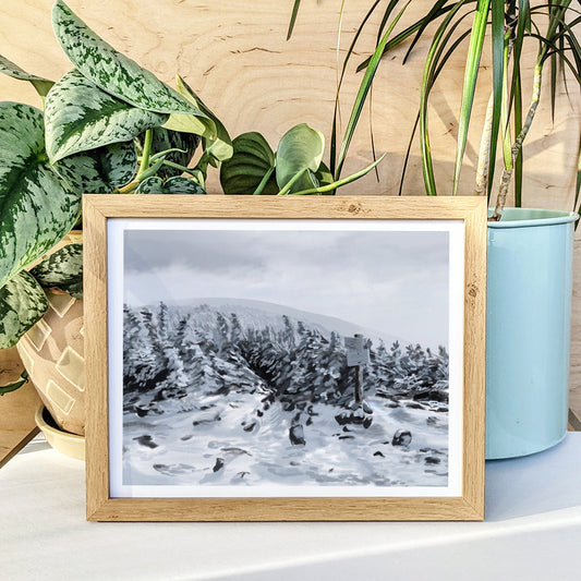 Mt. Adams in Winter, New Hampshire Print