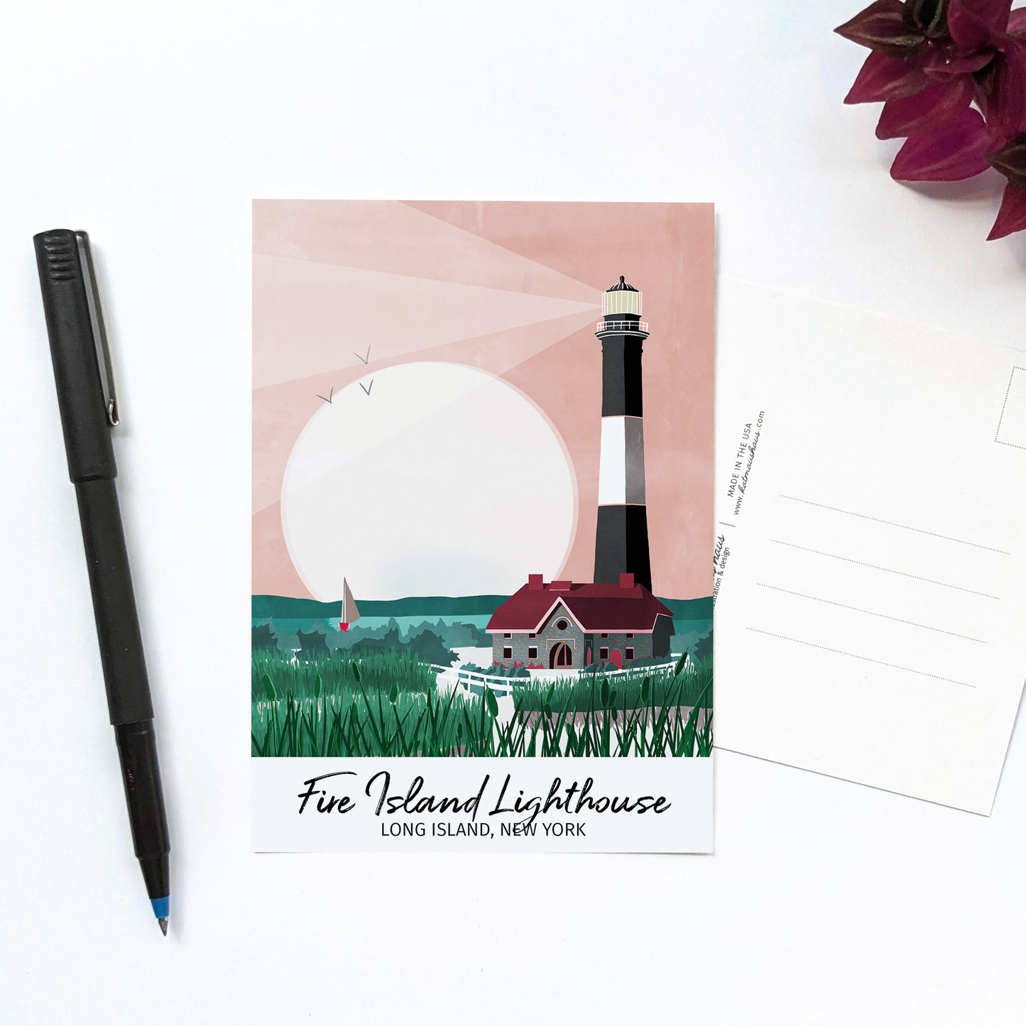 Fire Island Postcard