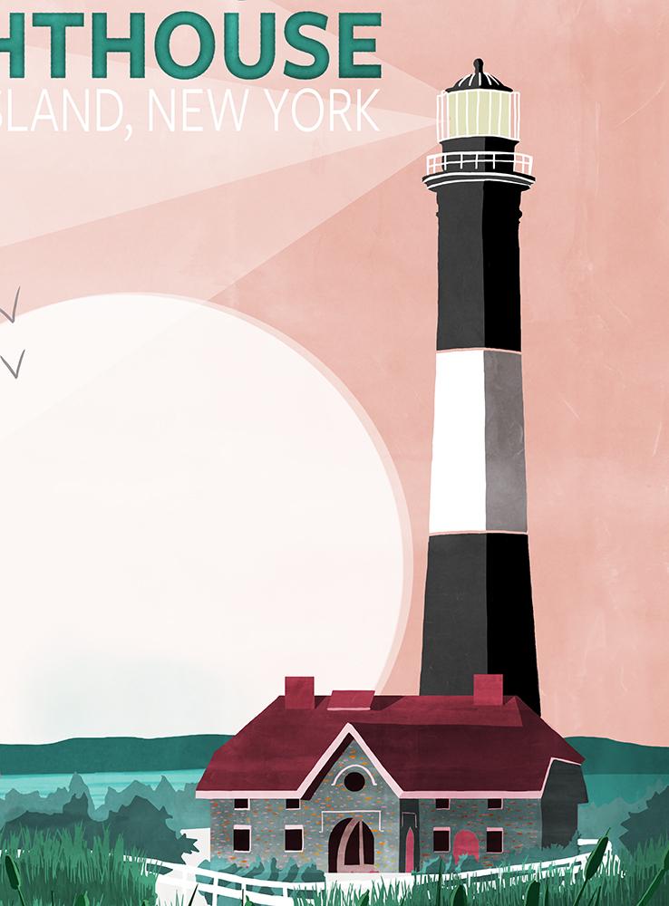 Fire Island Print Detail 2 - Kat Maus Haus