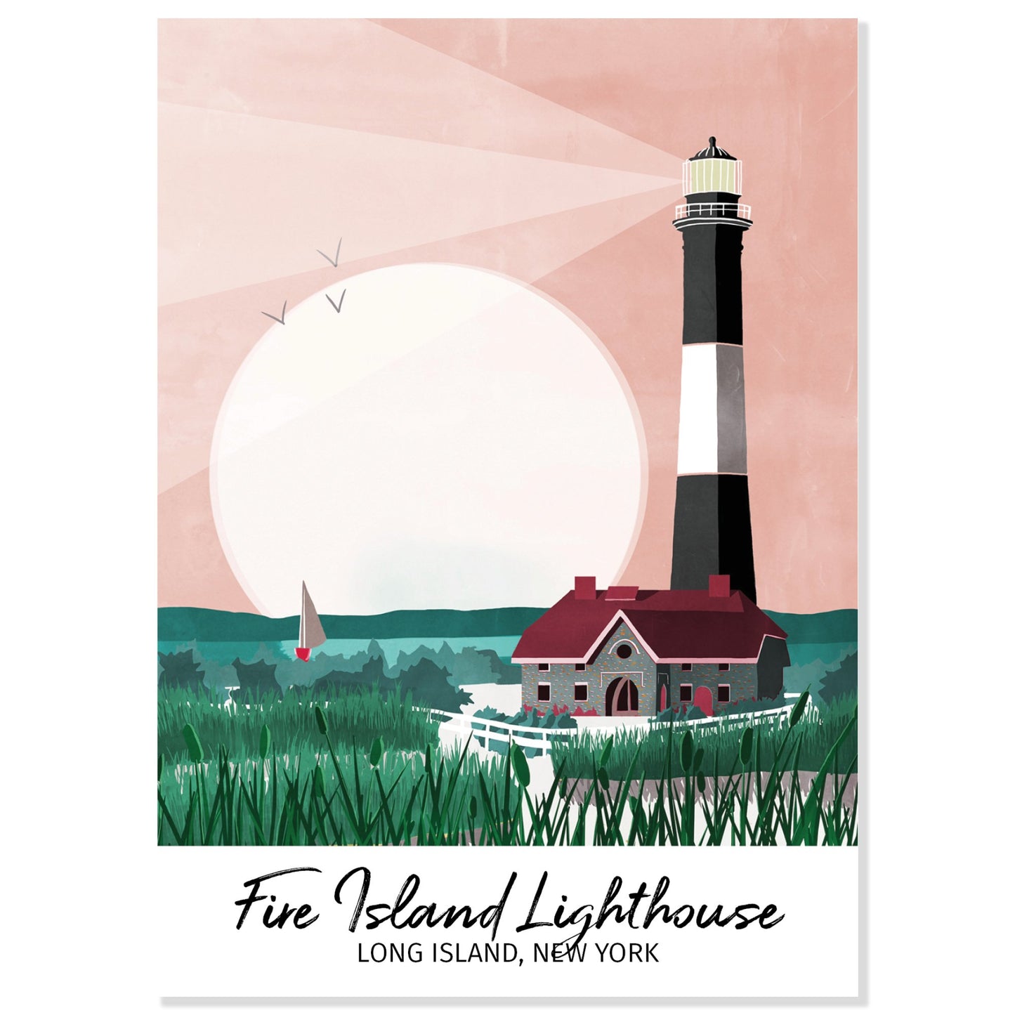 Fire Island Postcard