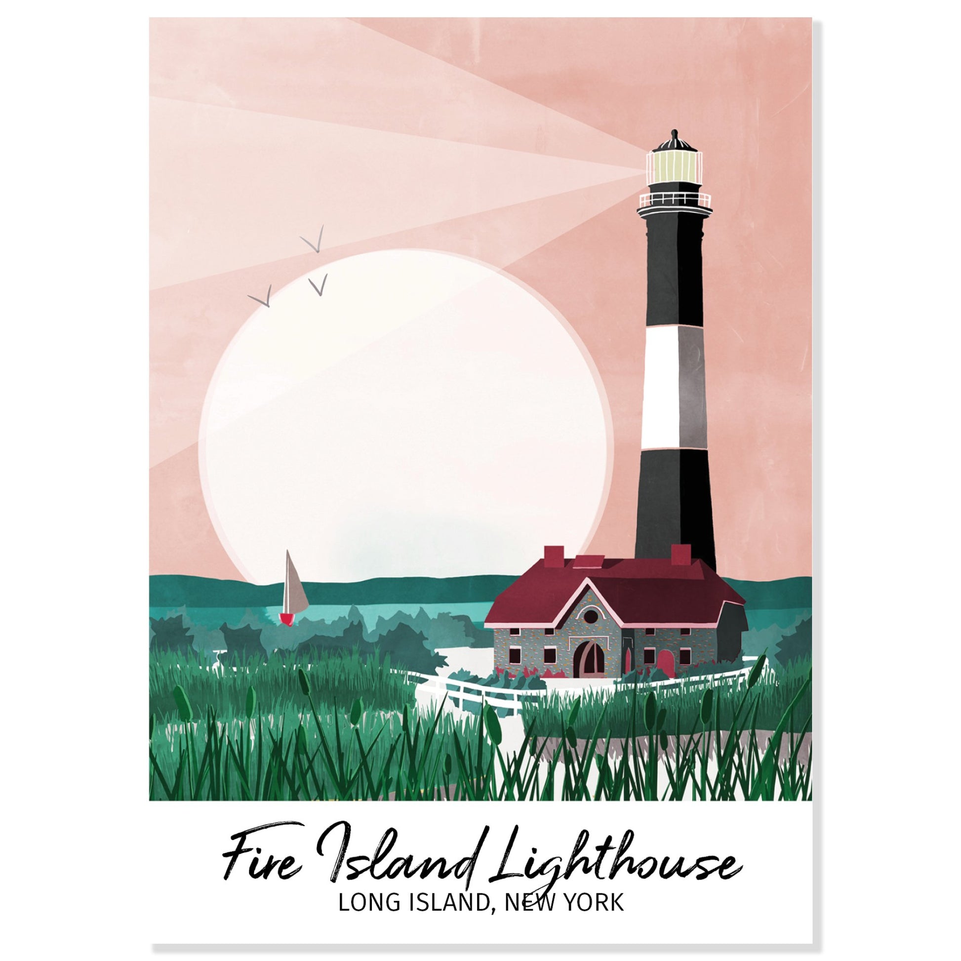 Fire Island Postcard