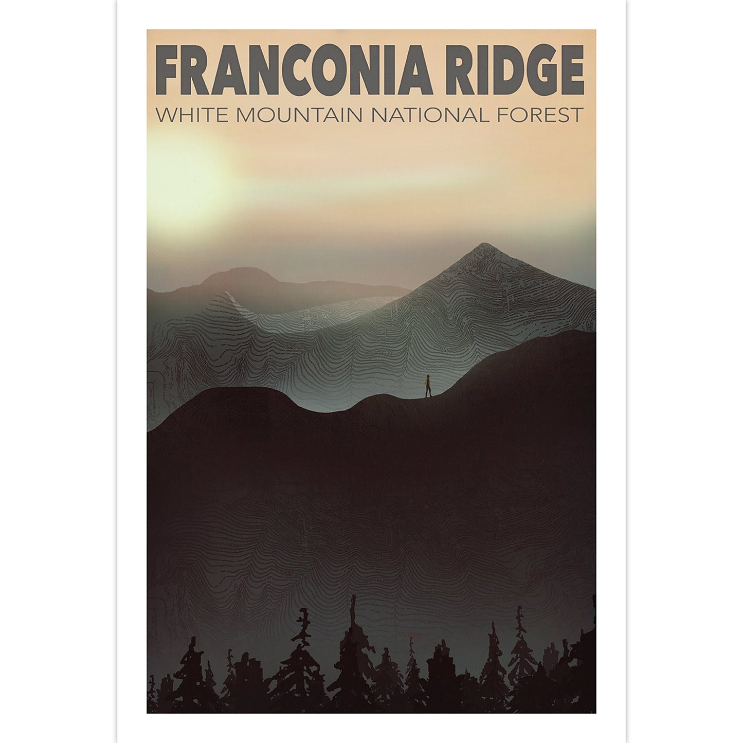Franconia Ridge Art Print 12x18 - Kat Maus Haus