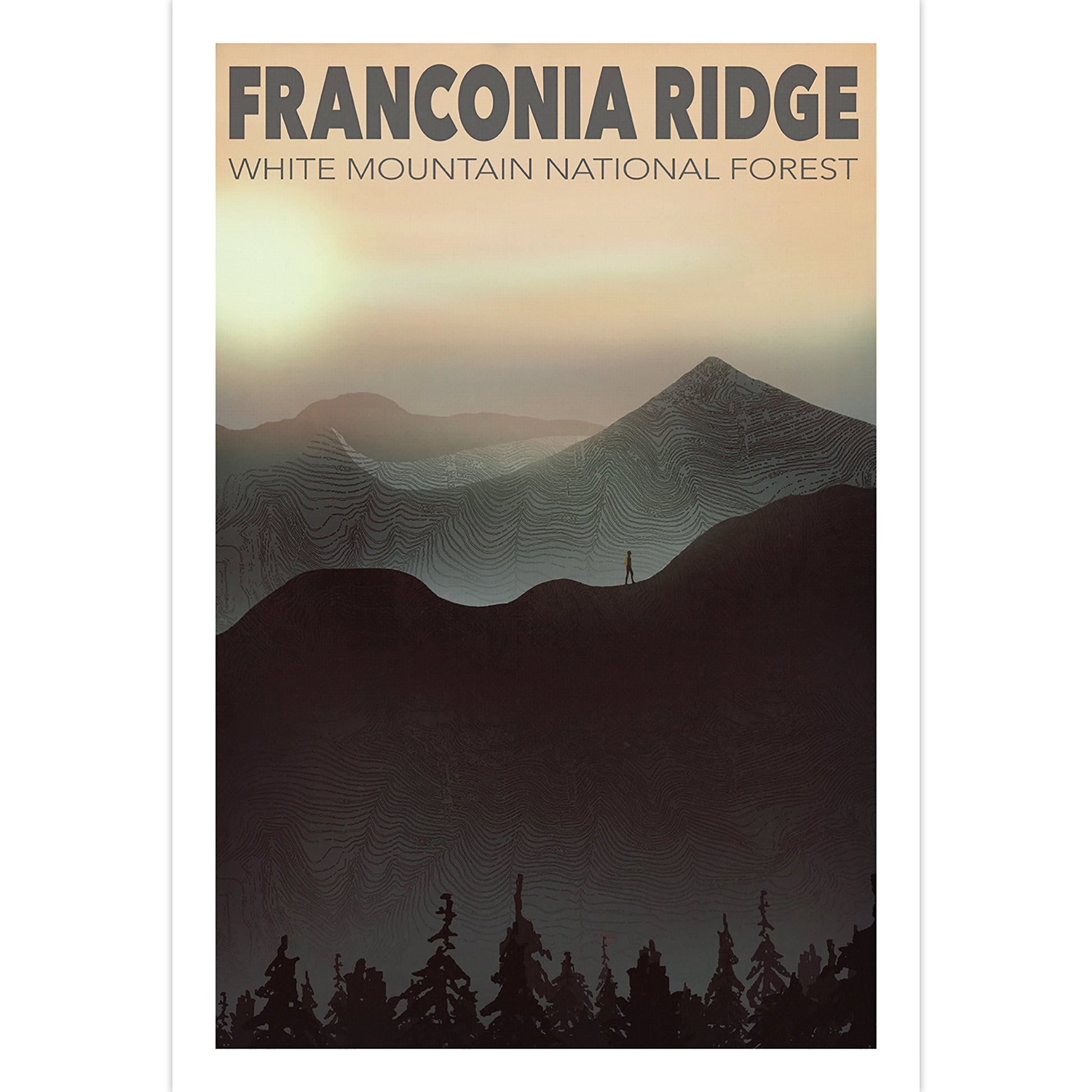 Franconia Ridge Art Print 12x18  - Kat Maus Haus
