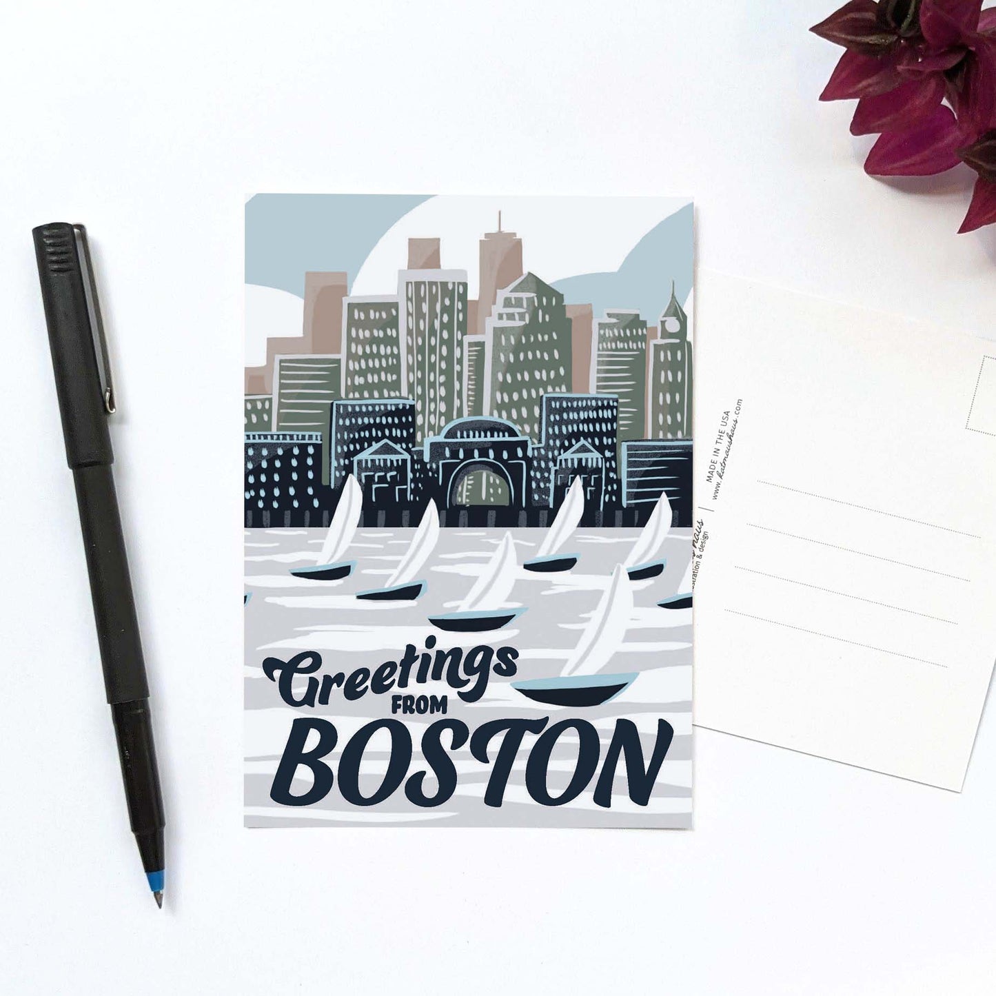 Boston, Massachusetts Postcard