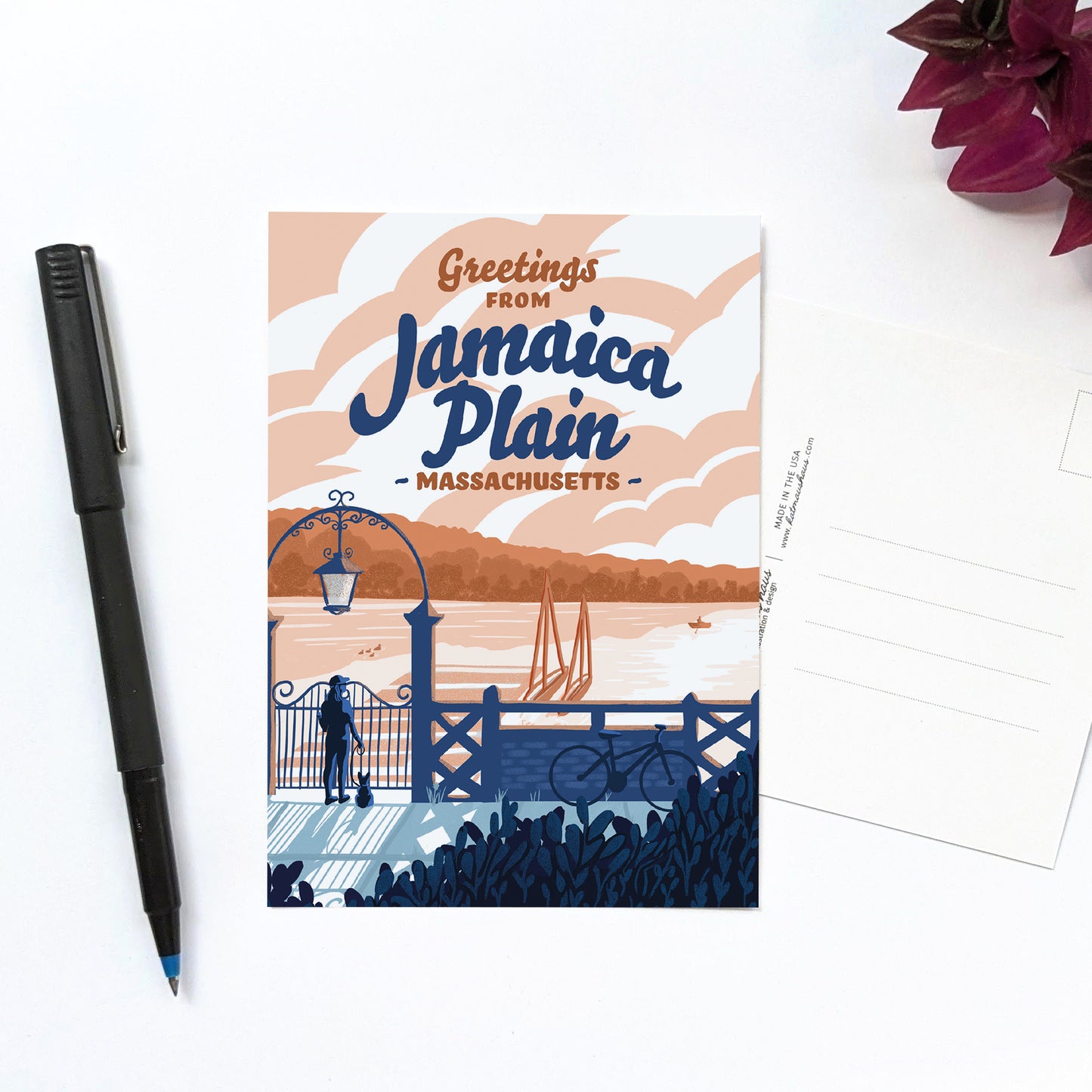 Jamaica Plain, Massachusetts Postcard