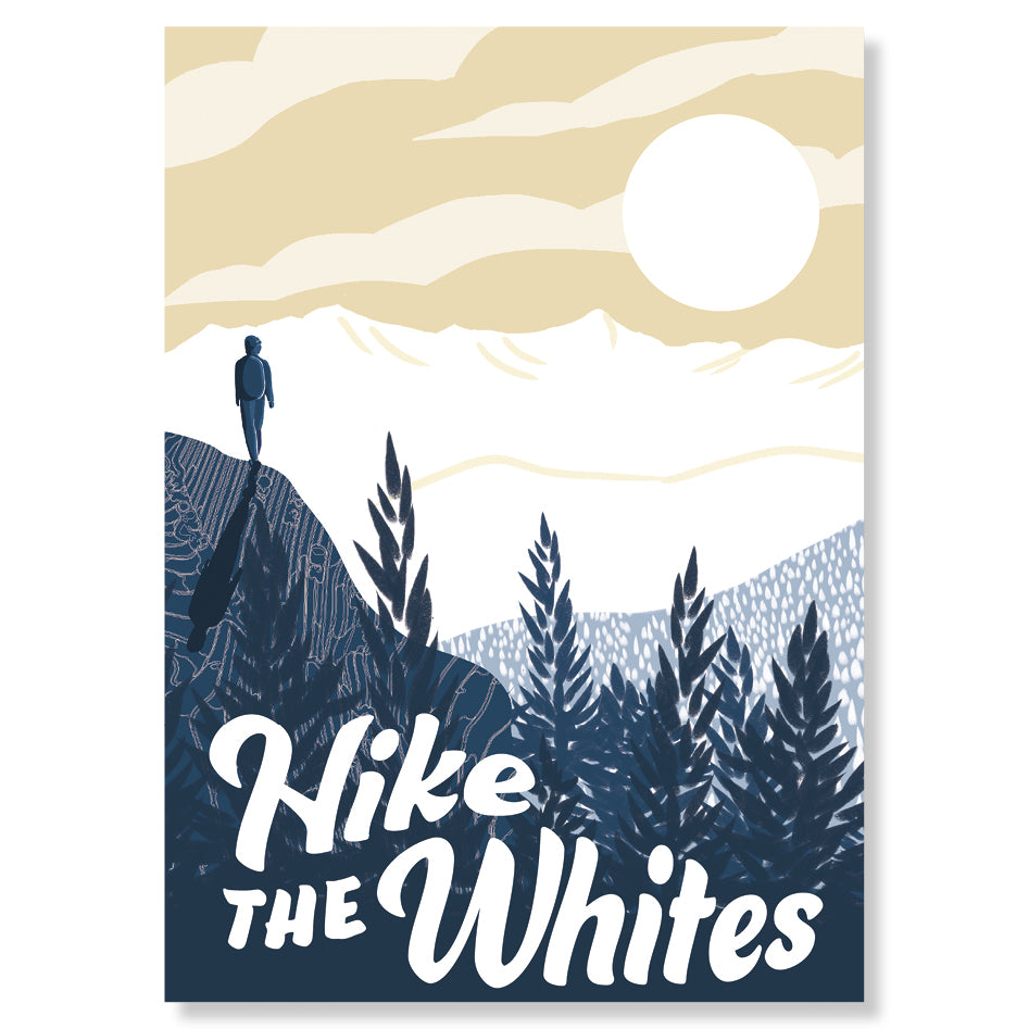 "Hike the Whites" Postcard