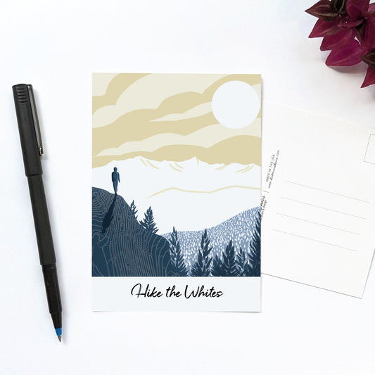 "Hike the Whites" Postcard