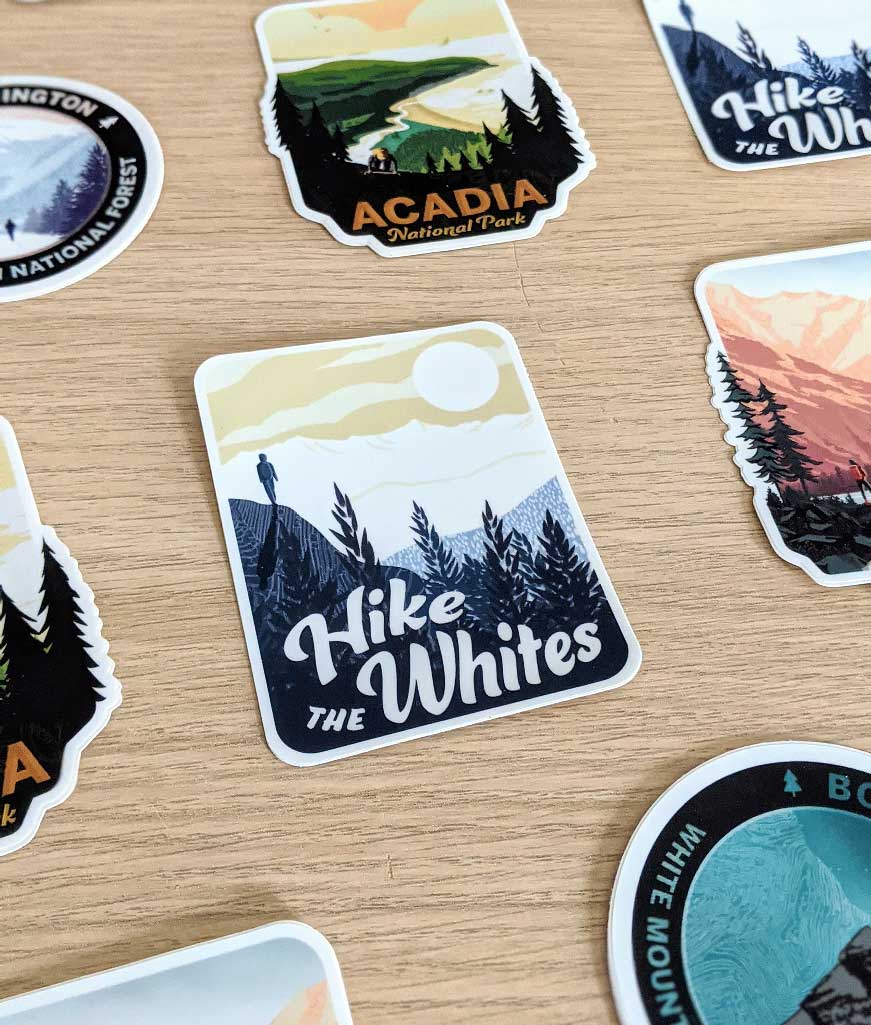 "Hike the Whites" Sticker