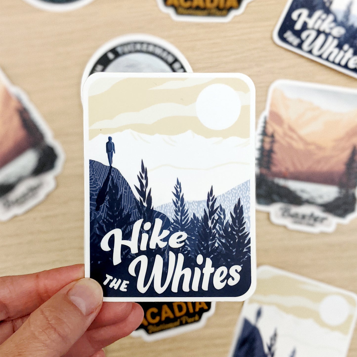 "Hike the Whites" Sticker