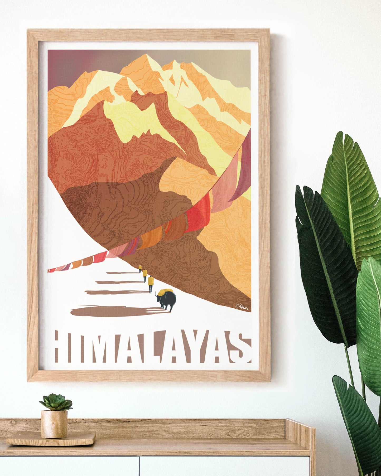 Himalayas Trekking Print