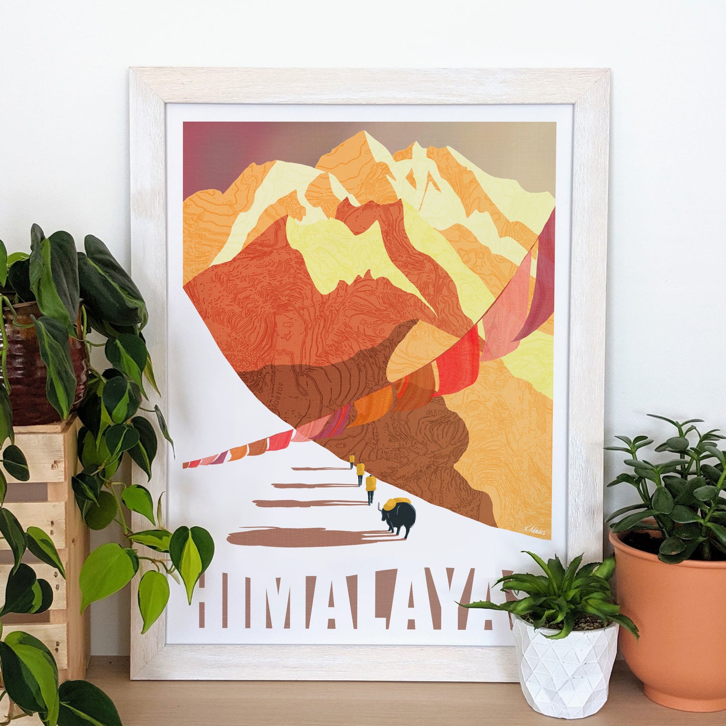 Himalayas Trekking Print