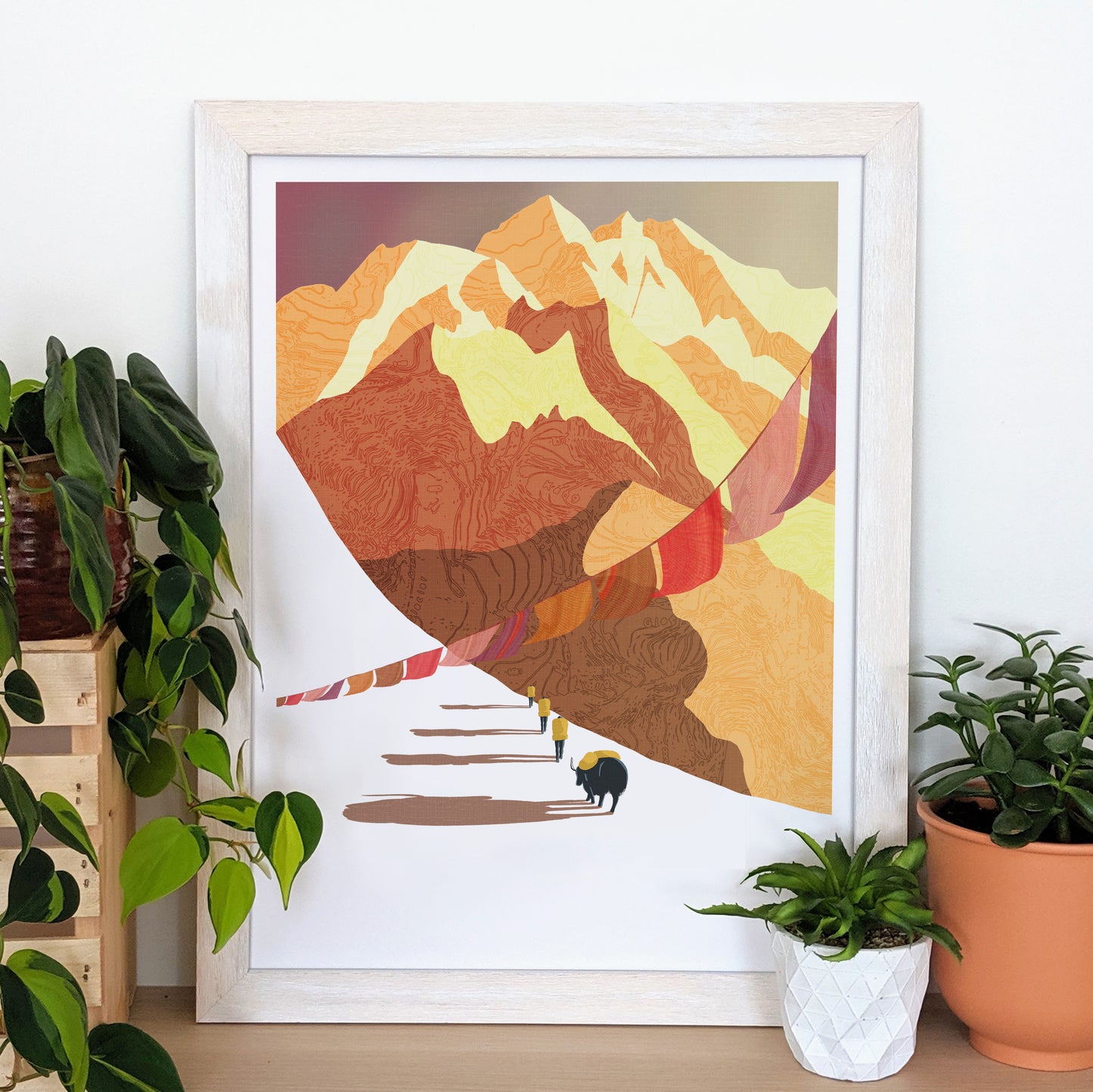 Himalayas Trekking Print