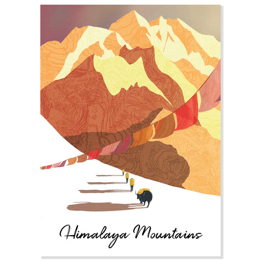 Himalaya Mountains Postcard