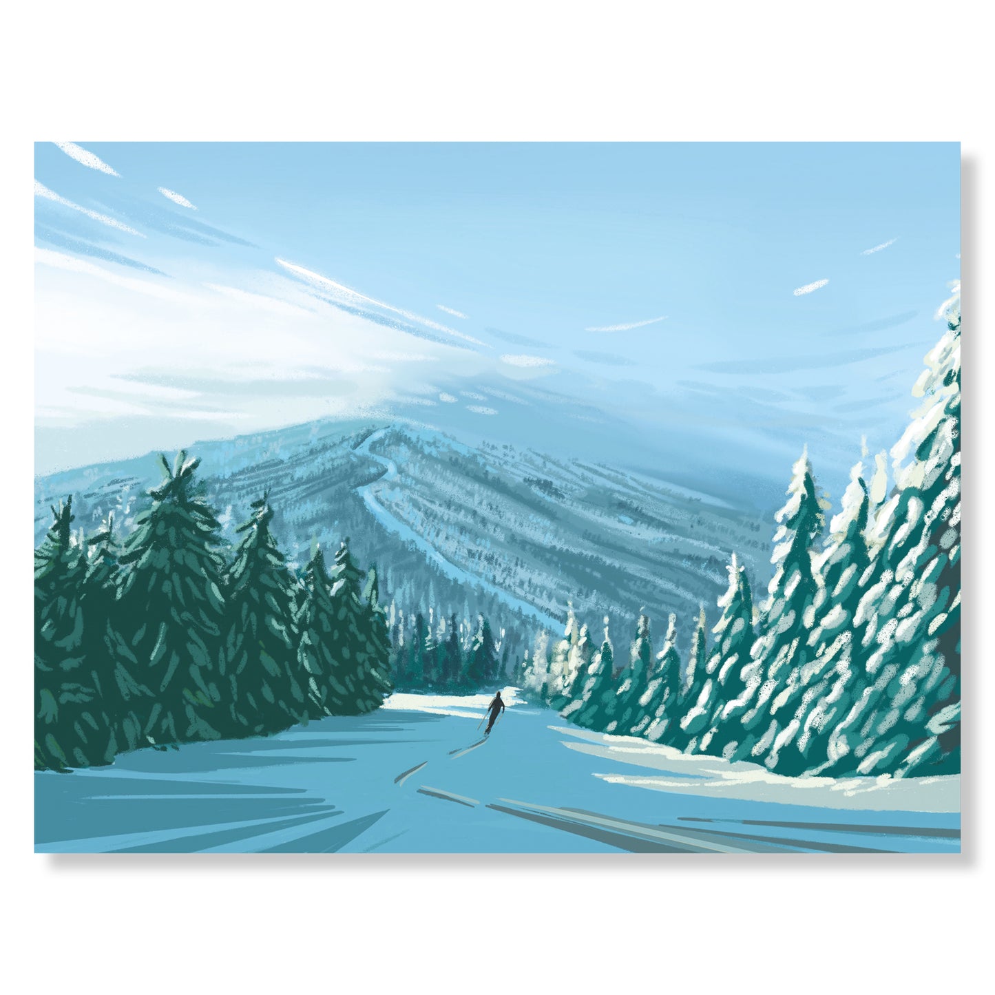 Jay Peak, Vermont Notecard
