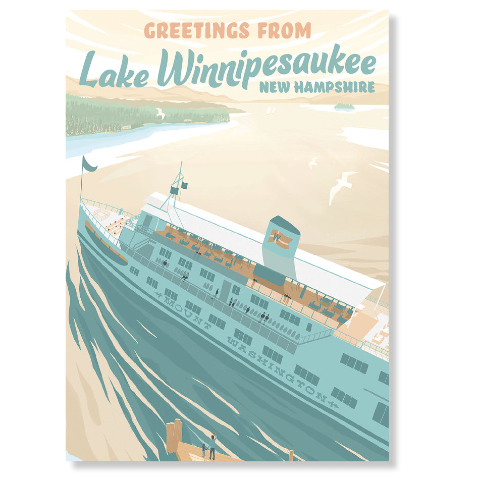 Lake Winnipesaukee, New Hampshire Postcard