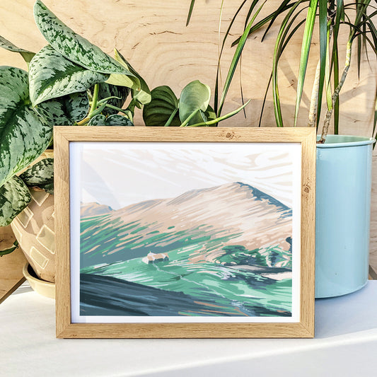 Lakes of the Clouds Hut, New Hampshire Print