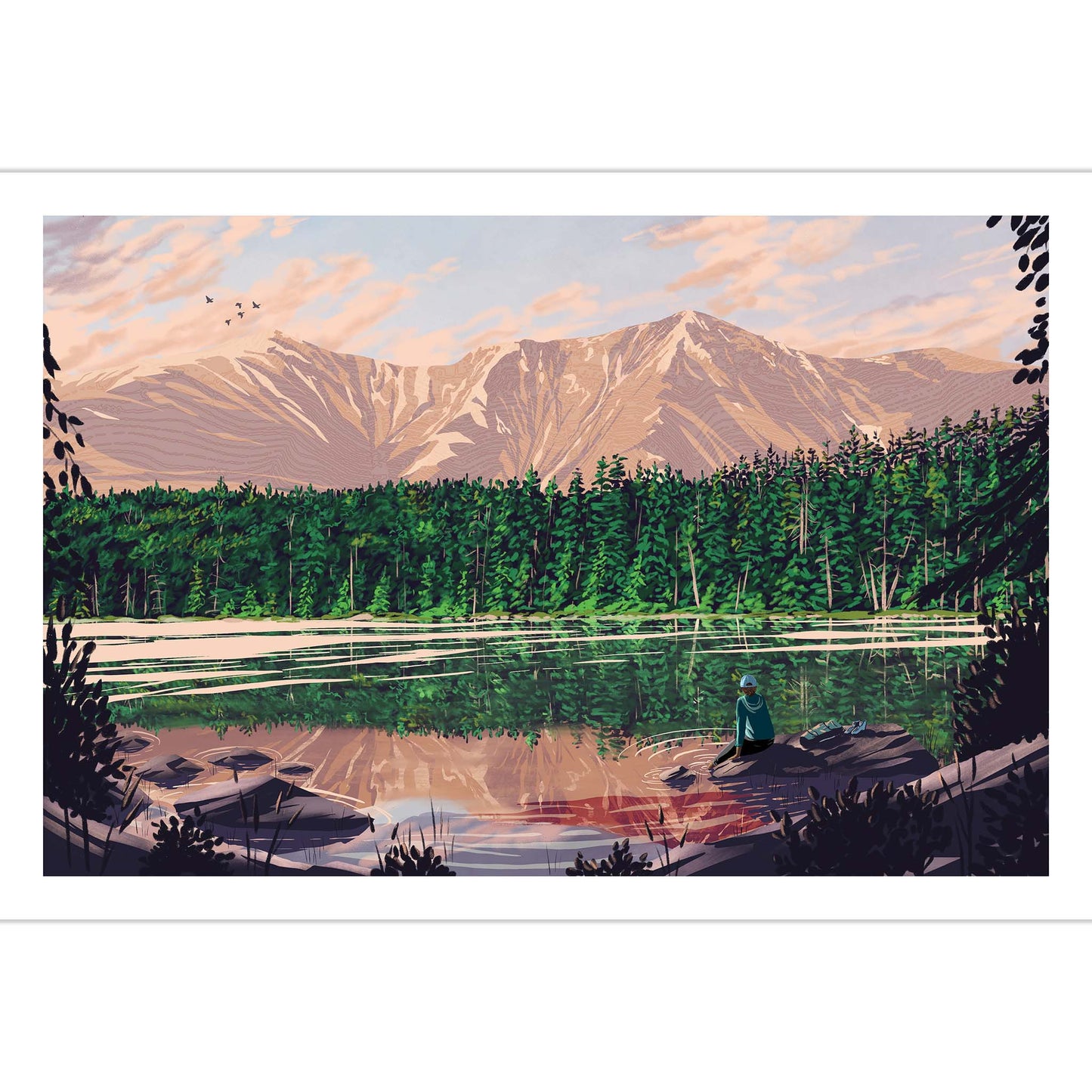 Lonesome Lake Print