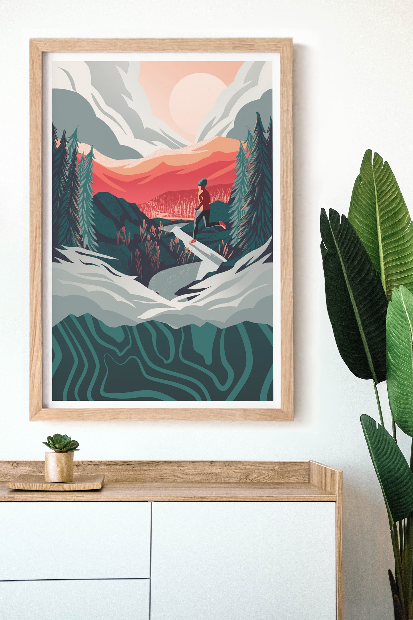 Wild Weather in the Whites Print
