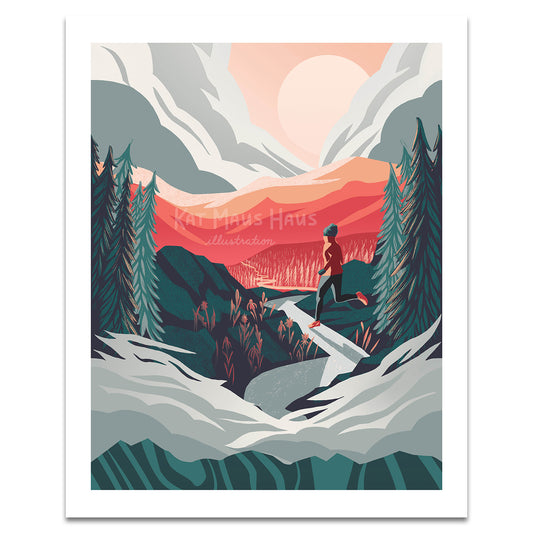 Wild Weather in the Whites Print