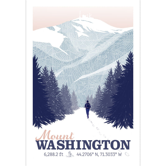 Mt. Washington Art Print 12x18  - Kat Maus Haus