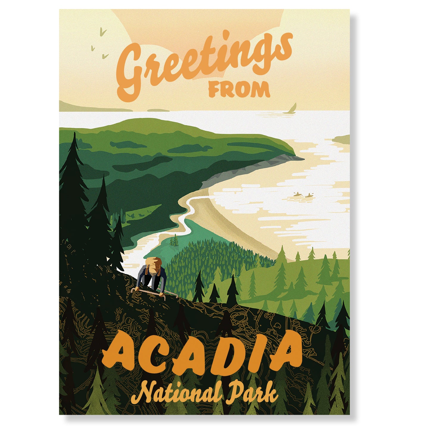 Acadia National Park Postcard