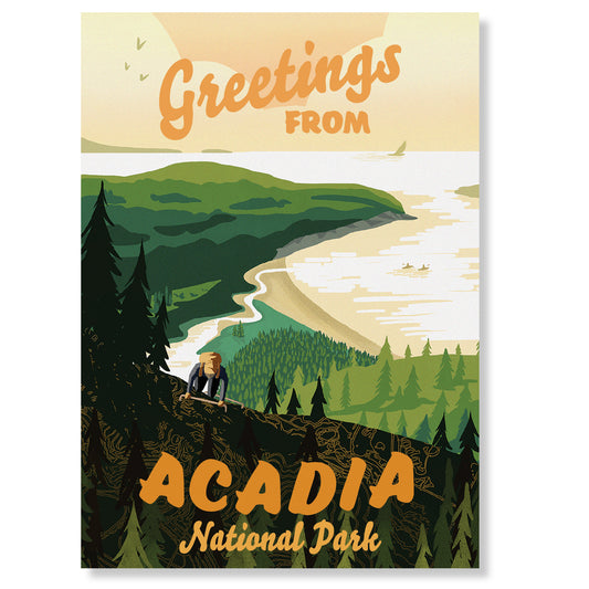 Acadia National Park Postcard