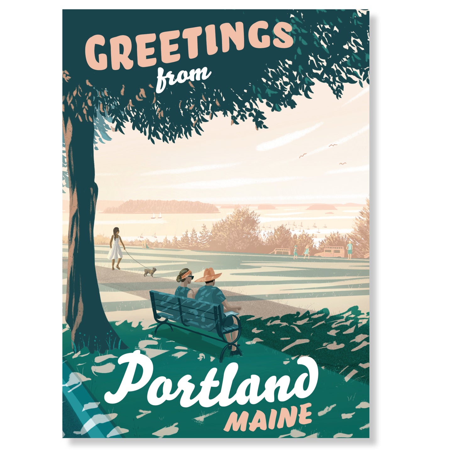 Portland, Maine Postcard