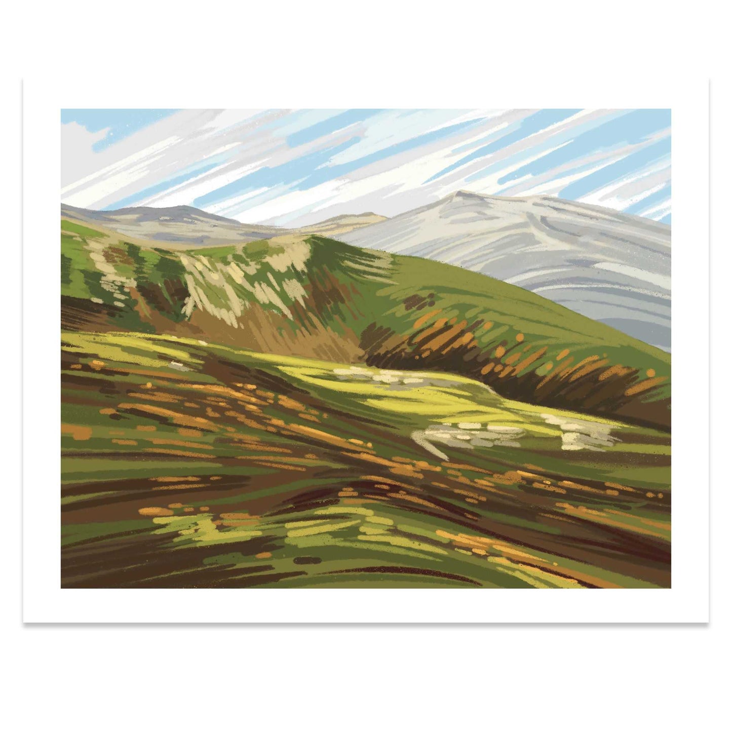 Glen Boulder Trail, New Hampshire Print