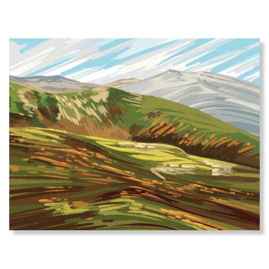 Glen Boulder Trail, New Hampshire Notecard