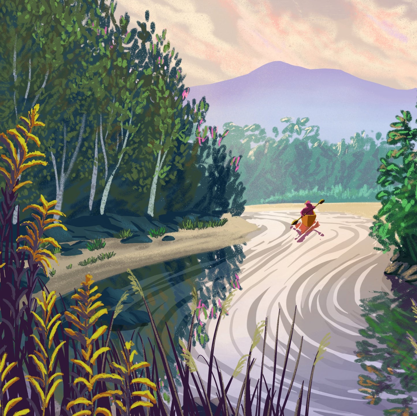 Saco River, New Hampshire Print