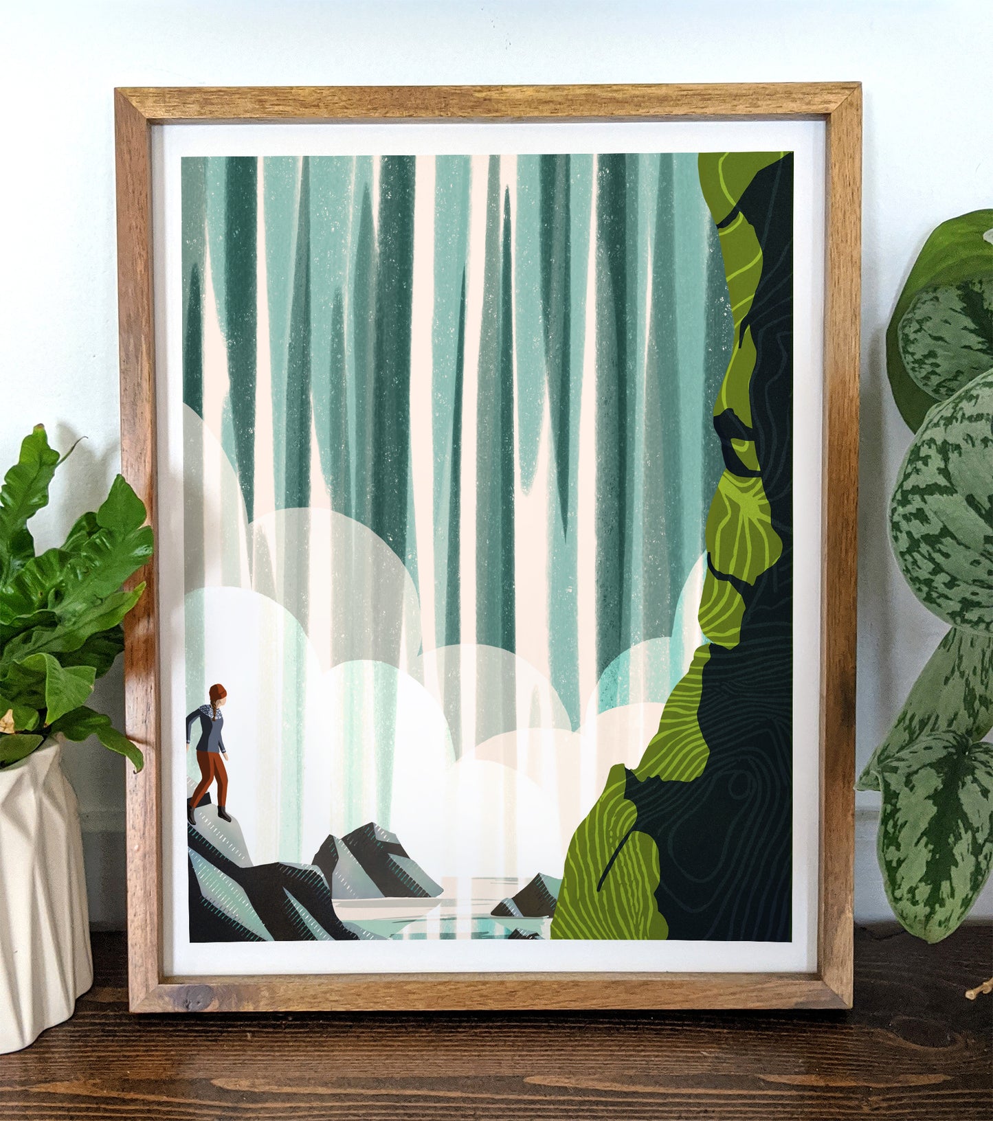 Iceland's Skógafoss Waterfall Print