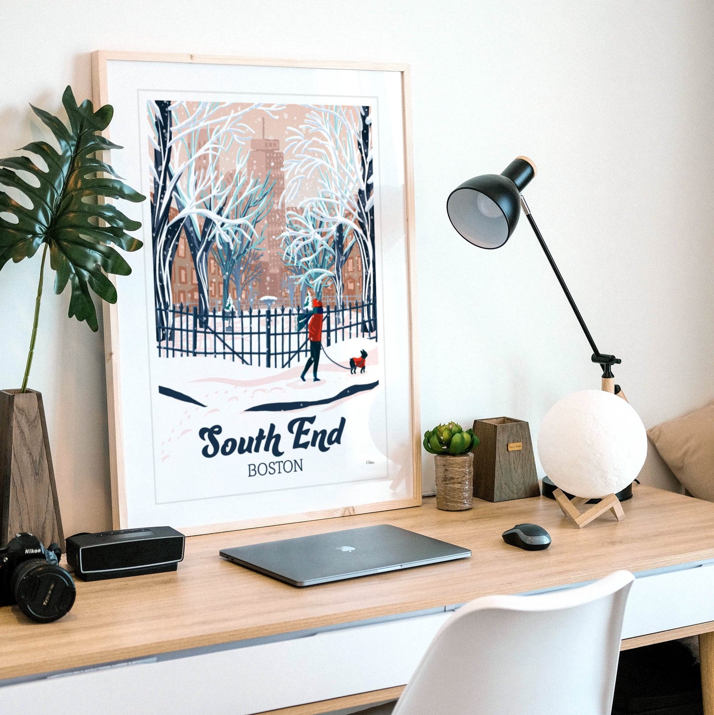 South End Boston Print