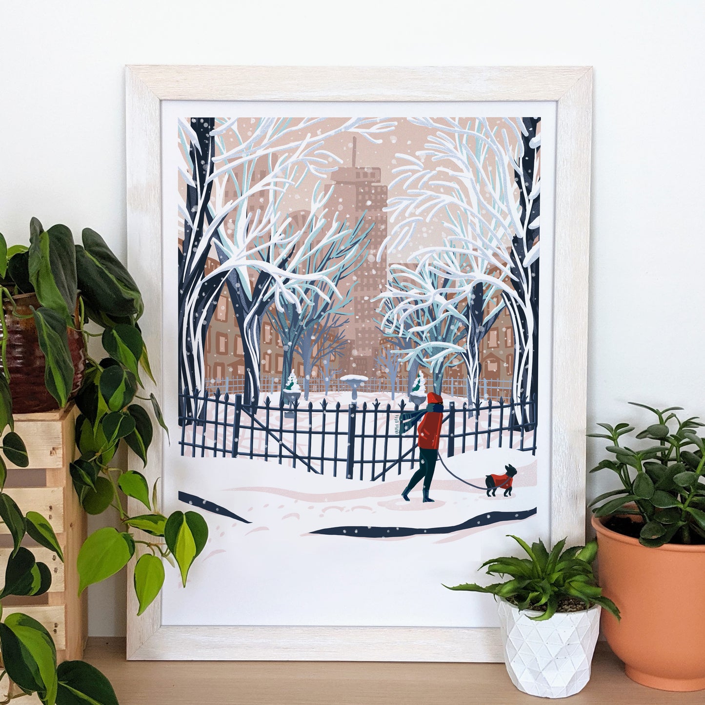 South End Boston Print