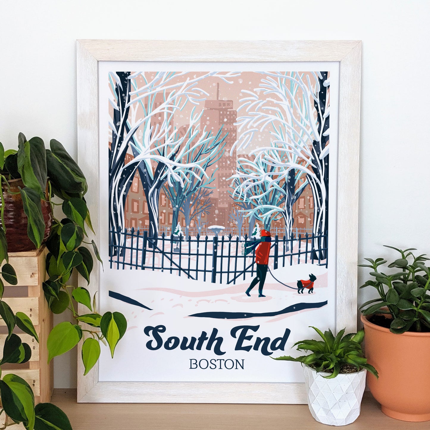 South End Boston Print