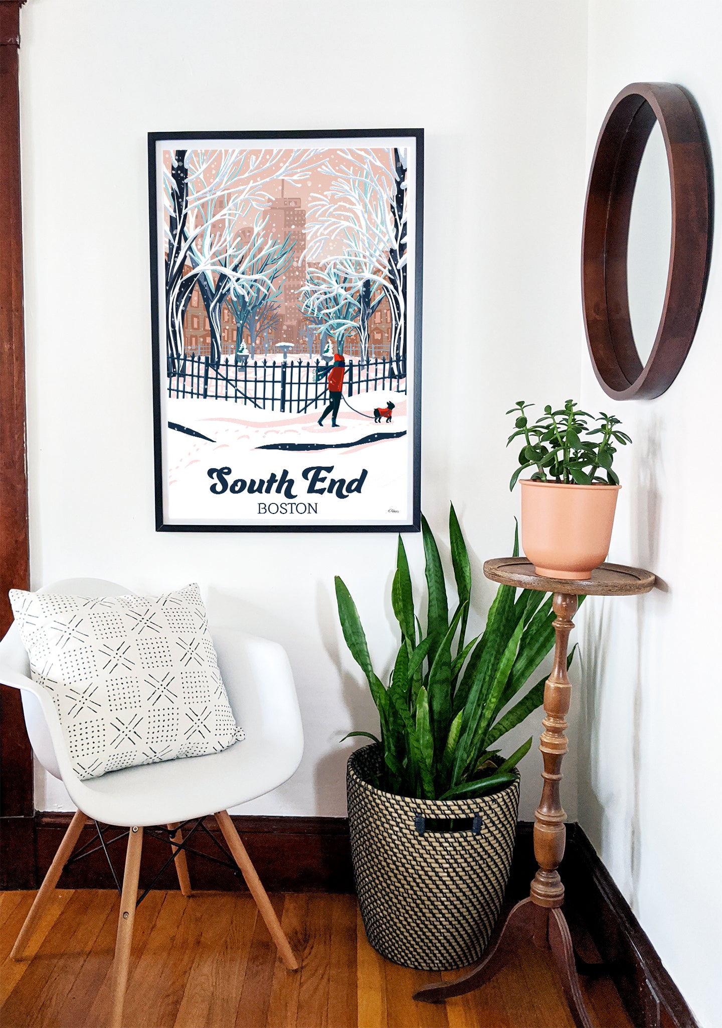 South End Boston Print