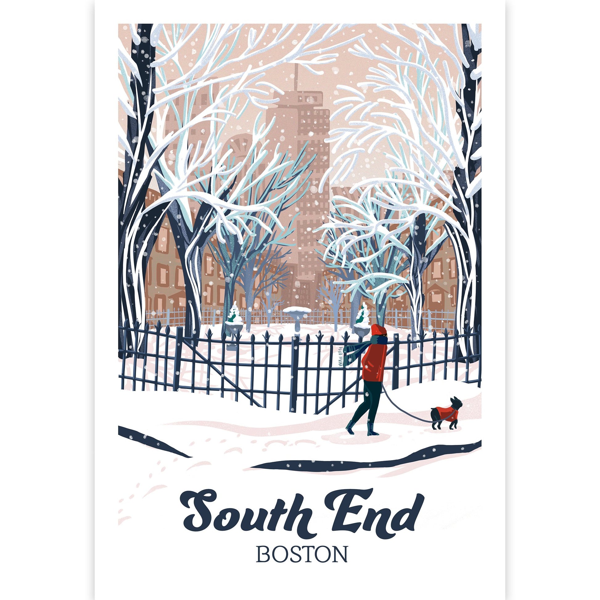 South End 12x18 Print - Kat Maus Haus
