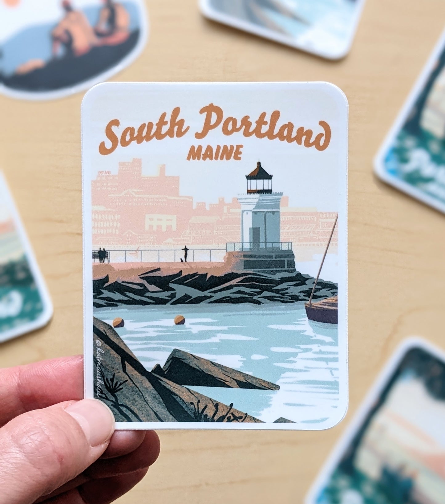 South Portland, Maine Sticker