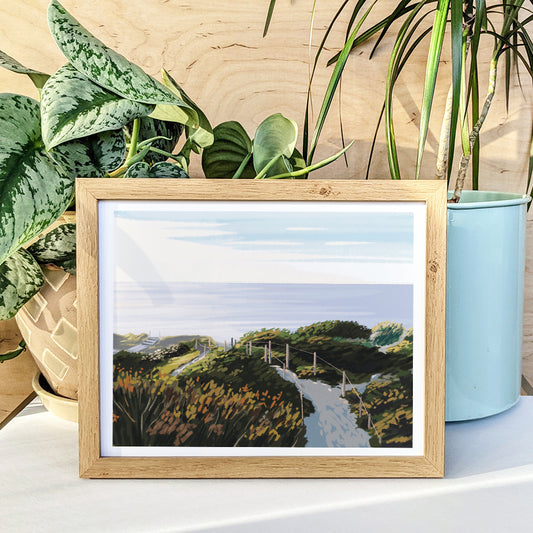 Steps Beach, Massachusetts Print