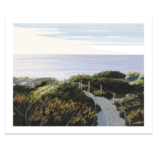 Steps Beach, Massachusetts Print