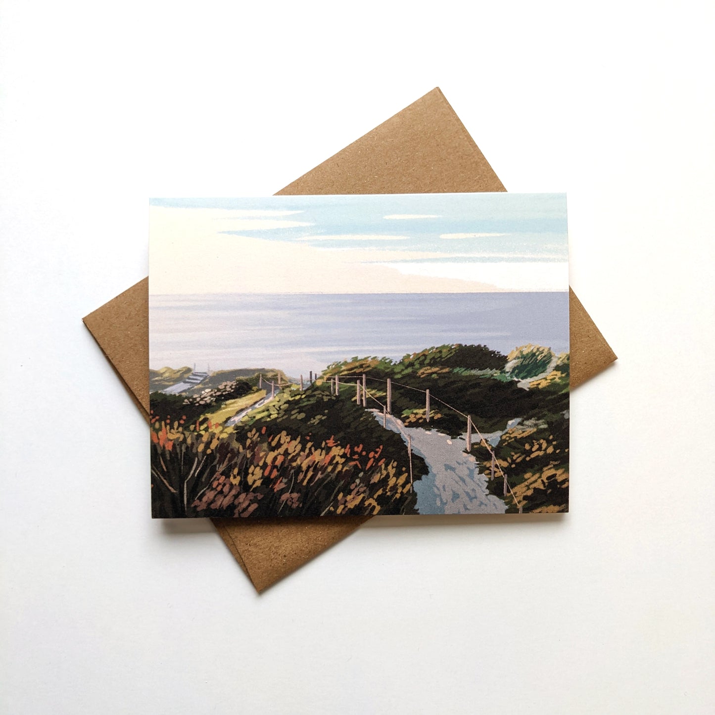 Steps Beach, Massachusetts Notecard
