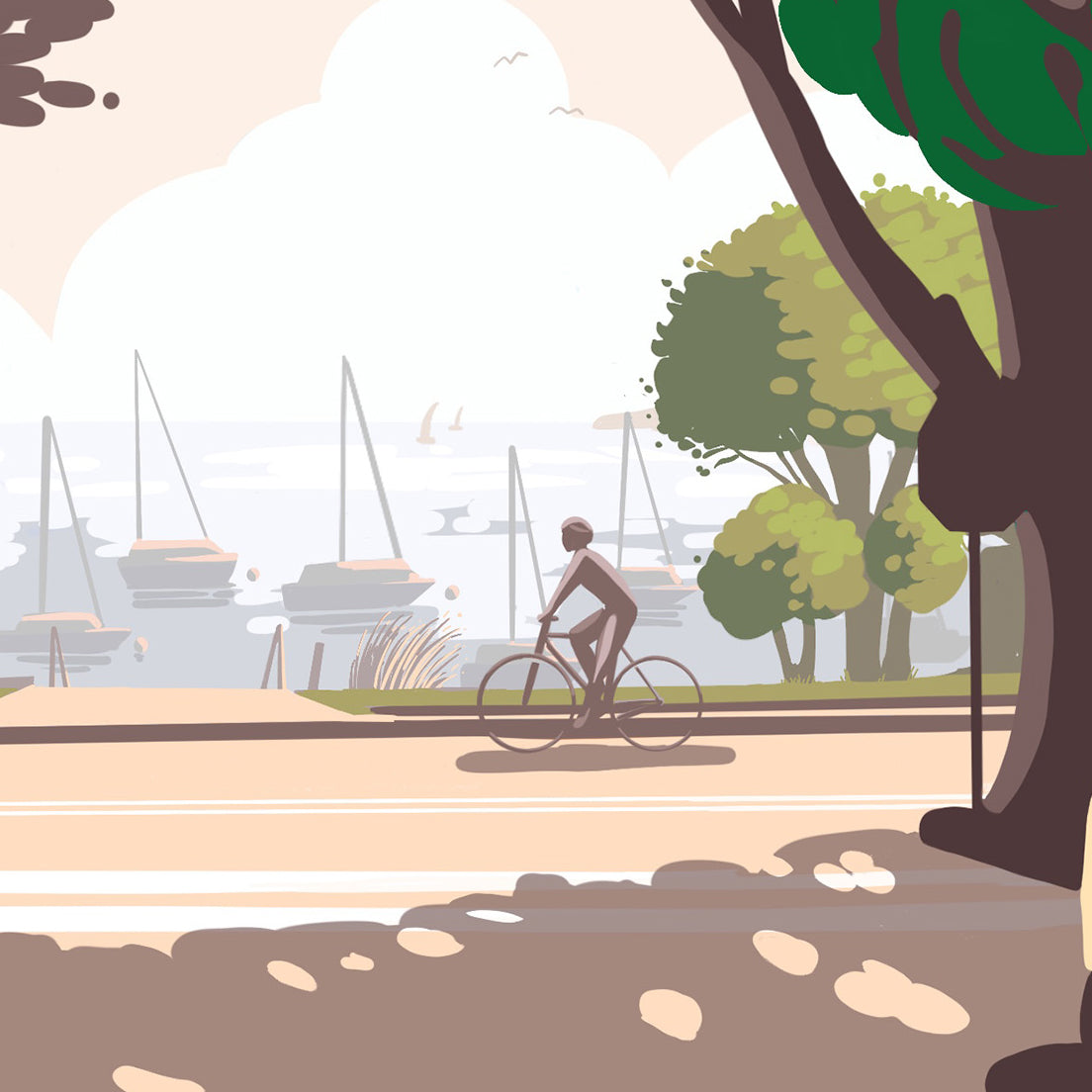 Washington Street, Beverly, MA Print