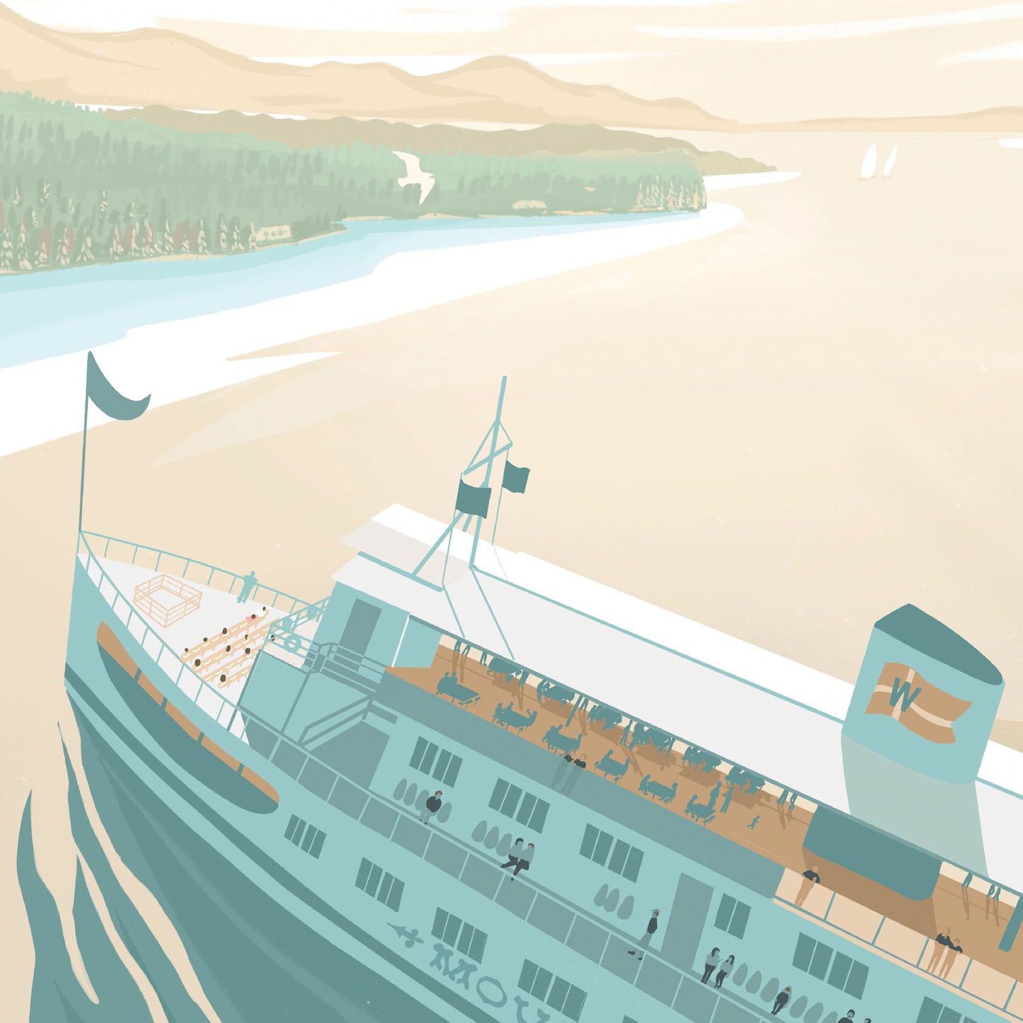 Lake Winnipesaukee, New Hampshire Print