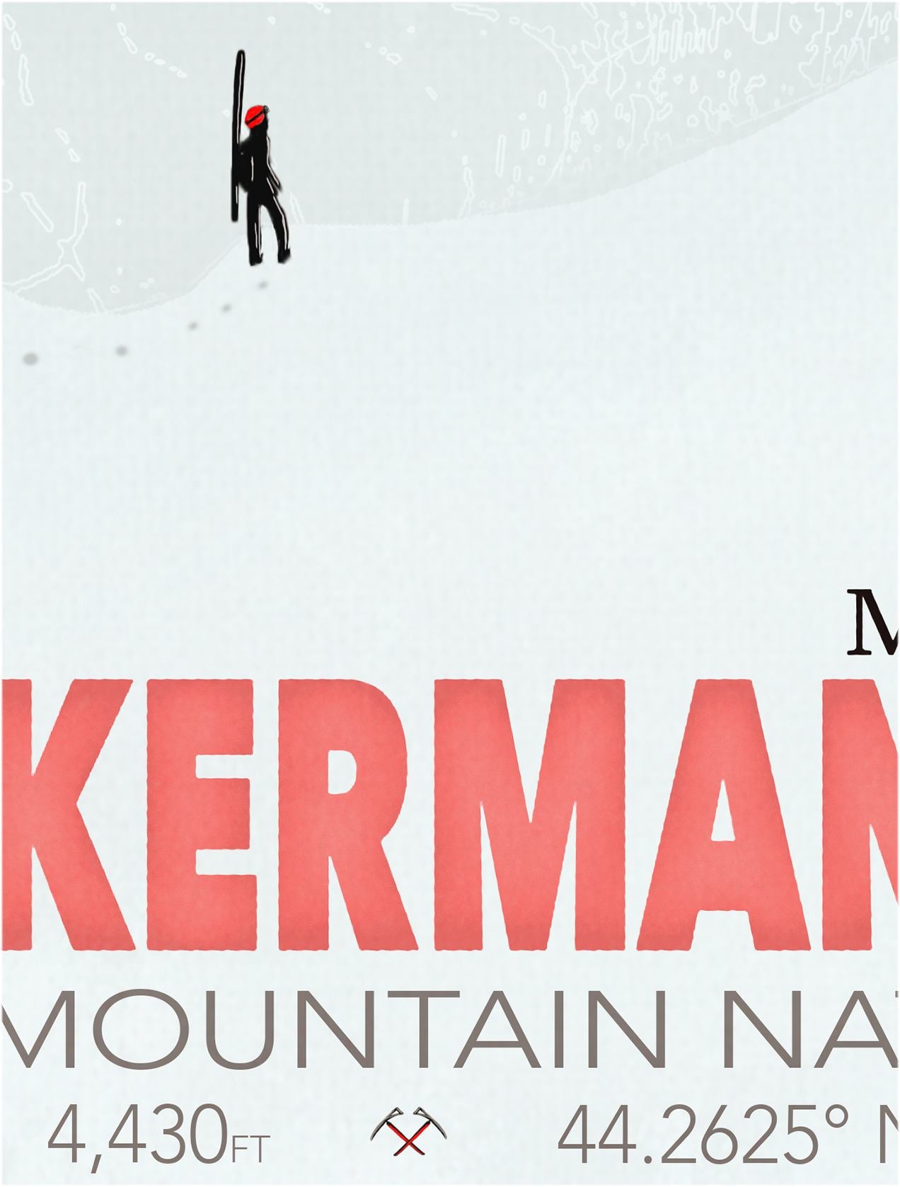 Tuckerman Ravine Art Print Print Detail 1 - Kat Maus Haus