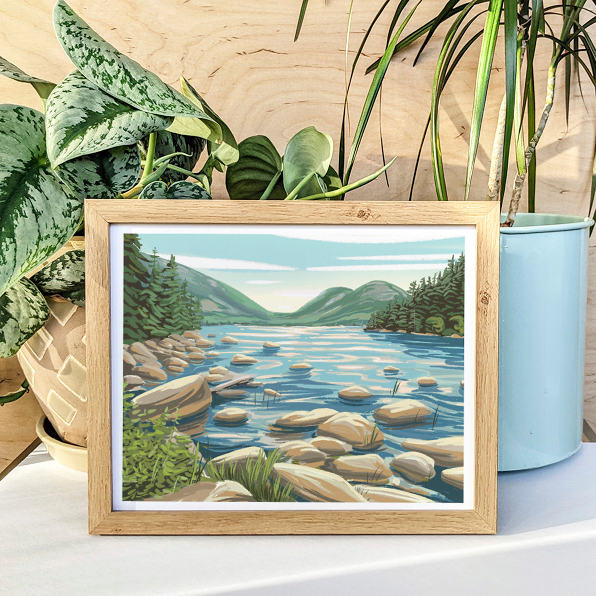 Acadia National Park (Jordan Pond), Maine Print