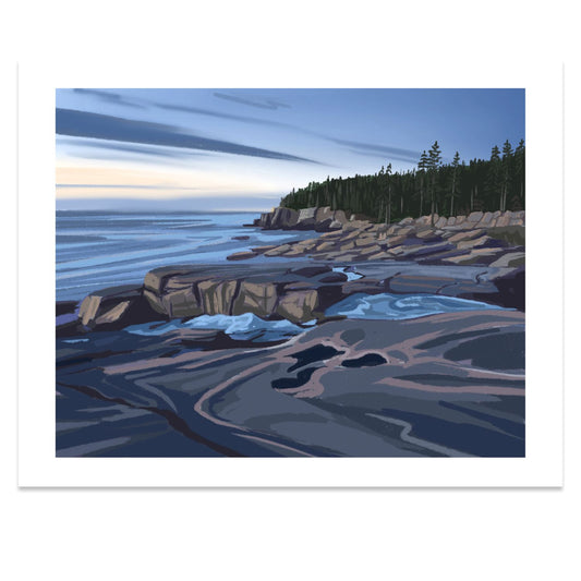Acadia National Park (Otter Cliffs), Maine Print