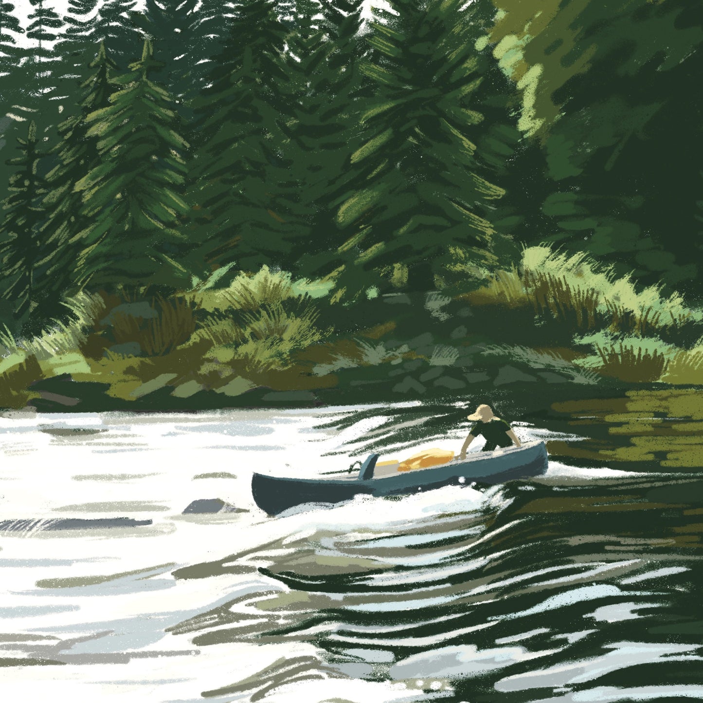 Allagash River, Maine Print
